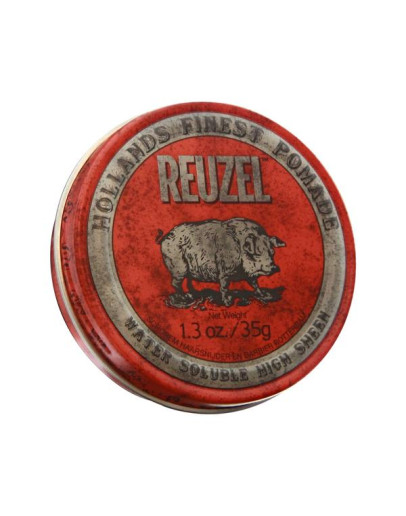 Reuzel Water Soluble High Sheen Pomade - Помада для укладки волос с эффектом мокрых волос 35 гр