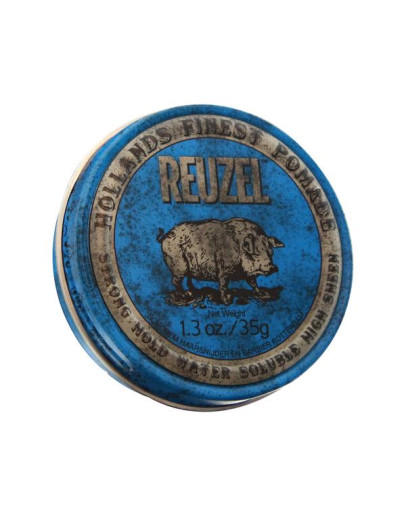 Reuzel Strong Hold High Sheen Pomade - Помада для укладки волос сильной фиксации с эффектом блеска 35 гр