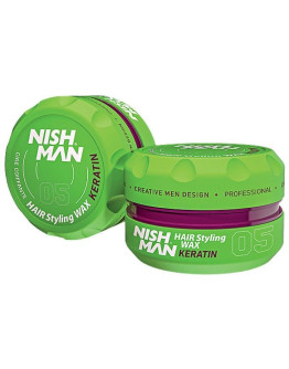 Nishman Aqua Hair Styling Wax 05 KERATIN - Воск для волос 150 мл