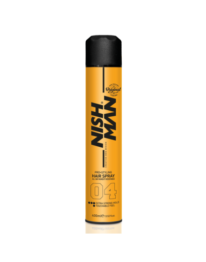 Nishman Hair Styling Spray Extra Hold (04) - Лак для волос 400 мл