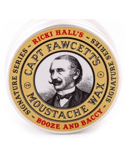 Captain Fawcett Ricki Hall Booze & Baccy Moustache Wax - Воск для усов 15 мл