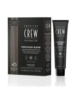 American Crew Precision Blend - Камуфляж для седых волос средний Натуральный 4/5 3 х 40 мл